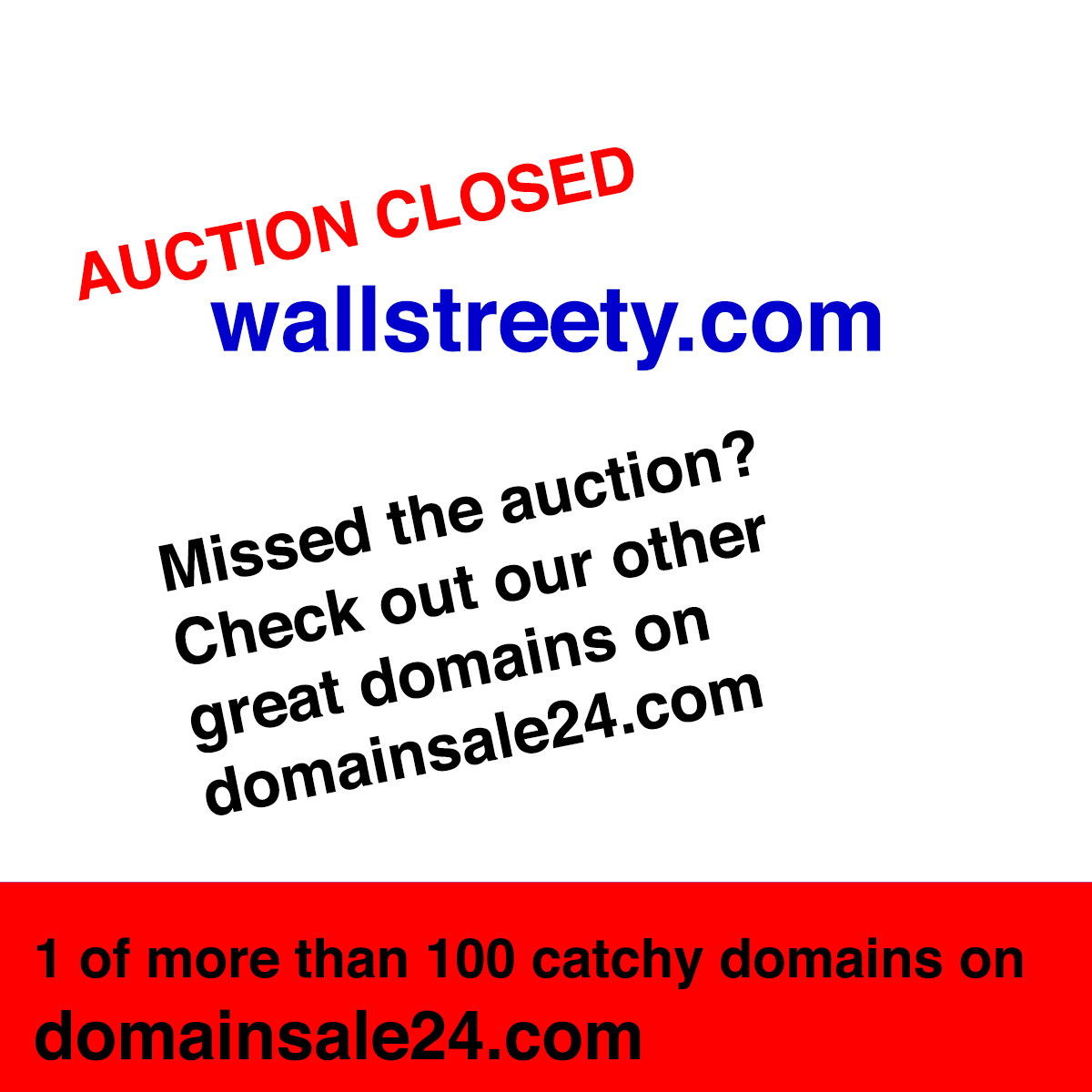 domainsale24.wallstreety.red.auction.lastday3